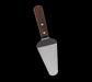 Tablecraft 242 10" Pie Server, Stainless Steel Blade, Wood Handle-cityfoodequipment.com