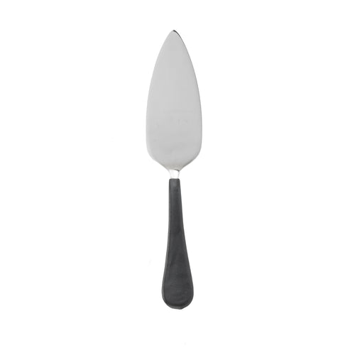 Tablecraft AM3331BK 11"L Solid Stainless Server w/ Black Vinyl Handle-cityfoodequipment.com