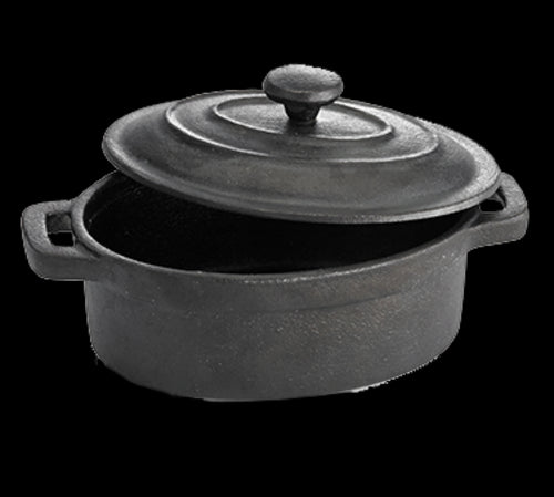 Tablecraft CW30112 8 oz Mini Casserole Dish, Cast Iron-cityfoodequipment.com