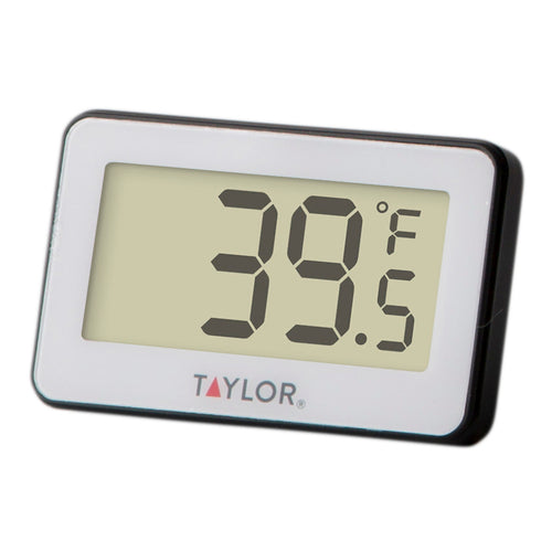 Taylor 1443 Compact Digital Thermometer w/ LCD Readout, 4 to 140 F Degrees-cityfoodequipment.com