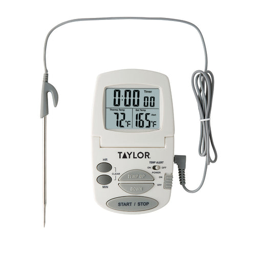 Taylor 1470FS Digital Cooking Thermometer w/ On & Off Switch, 32 to 392?F-cityfoodequipment.com