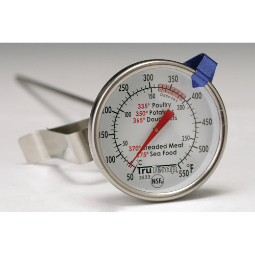 Taylor 3522FS Deep Fry Thermometer w/ Dial Display, 50 to 550?F-cityfoodequipment.com