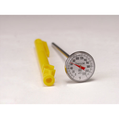 Taylor 3621N 1" Dial Type Instant Read Thermometer w/ 5" Stem, 0 to 220 Degrees F-cityfoodequipment.com
