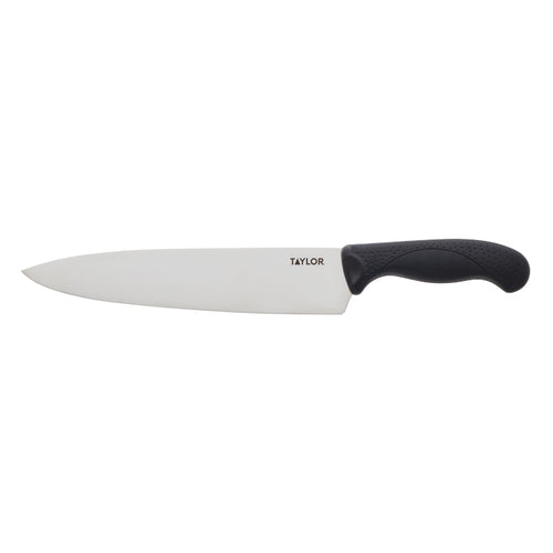 Taylor 5248364 10" Chef's Knife w/ Black Nylon/Silicone Handle, High Carbon German Steel-cityfoodequipment.com