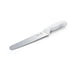 Taylor 5248373 8" Bread Knife w/ White Nylon/Silicone Handle, High Carbon German Steel-cityfoodequipment.com