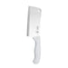 Taylor 5248377 6" Cleaver w/ White Nylon/Silicone Handle, High Carbon German Steel-cityfoodequipment.com