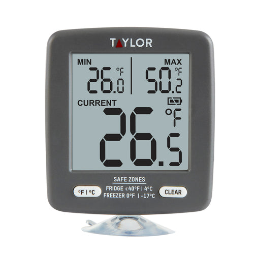 Taylor 5262798 Digital Refrigerator/Freezer Thermometer w/ -4 to 140?F Temperature Range-cityfoodequipment.com