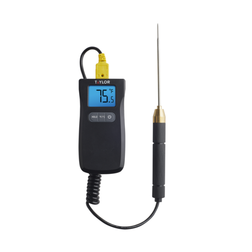 Taylor 5286498 Digital Thermocouple Thermometer - Type K, -40? to 572?F-cityfoodequipment.com