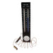 Taylor 5329 Indoor Outdoor Thermometer w/ Large Print, TempGraph Design-cityfoodequipment.com