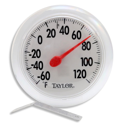 Taylor 5630 Big-Read Window/ Wall Thermometer, 6" Dial-cityfoodequipment.com