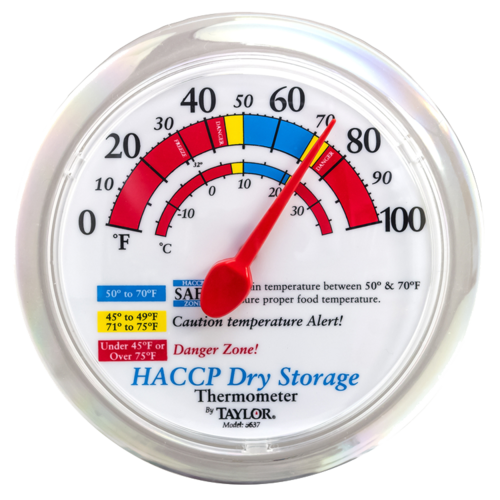 Taylor 5637 6" Prep/Dry Storage Thermometer, 0 to 100?F-cityfoodequipment.com