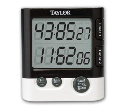 Taylor 5828 Dual Event Digital Timer/ Clock, Hour & Minute Timing-cityfoodequipment.com