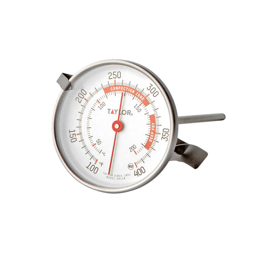 Taylor 5911N Candy Deep Fry Thermometer w/ 3" Dial-cityfoodequipment.com