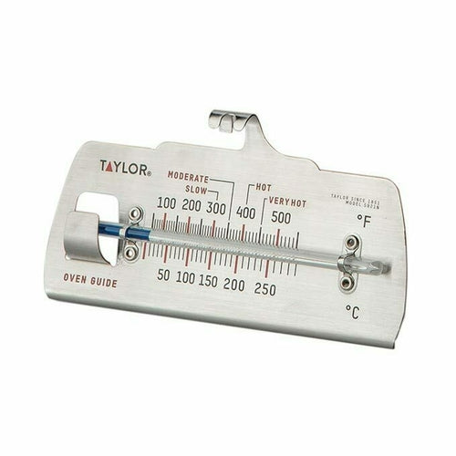 Taylor 5921N Oven Thermometer, Flange w/ Stem, 100 to 600 F Degrees Range-cityfoodequipment.com