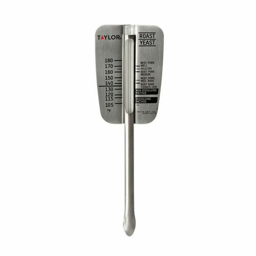 Taylor 5937N Tube Type Meat Thermometer w/ 6 1/2" Stem, 105 to 185 Degrees F-cityfoodequipment.com