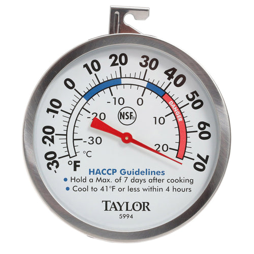 Taylor 5994 3" Refrigeration Thermometer, -30 to 70?F-cityfoodequipment.com