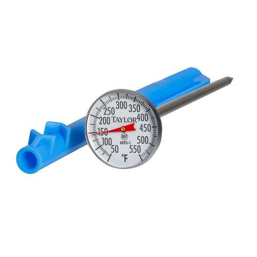 Taylor 6094N 1" Dial Type Pocket Thermometer w/ 5" Stem, -40 to 50 Degrees C-cityfoodequipment.com