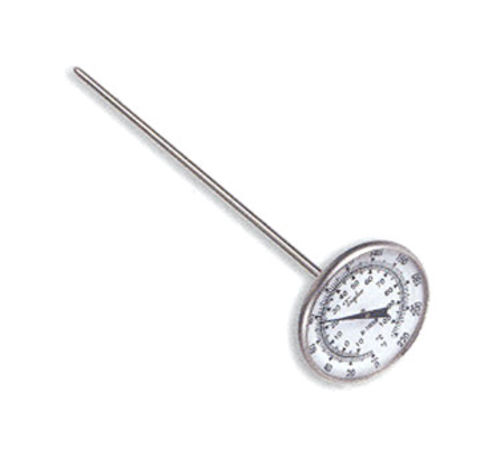 Taylor 6212J 2" Dial Type Pocket Thermometer w/ 8" Stem, 25 to 125 Degrees F-cityfoodequipment.com