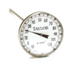 Taylor 6235J 2" Dial Type Pocket Thermometer w/ 8" Stem, -10 to 110 Degrees C-cityfoodequipment.com