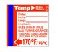 Taylor 8752 Stick On Disposable Dishwasher Temperature Sensor, 170?F-cityfoodequipment.com