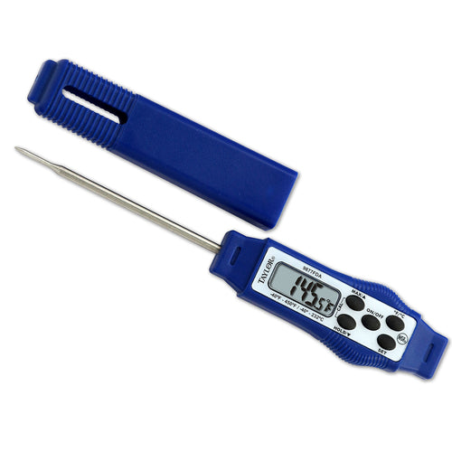 Taylor 9877FDA Compact Digital Thermometer - -40? to 450? F, LCD Display-cityfoodequipment.com