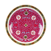 Thunder Group 1015TR 14 3/8" Round Longevity Plate - Melamine, Red/White - 0.5, (dozen)-cityfoodequipment.com