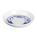 Thunder Group 1101TB 1 oz Melamine Sauce Dish, White/Blue - 5, (dozen)-cityfoodequipment.com