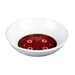 Thunder Group 1101TR 1 oz Melamine Sauce Dish, Red/White - 5, (dozen)-cityfoodequipment.com