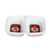 Thunder Group 1102TR 2 oz Melamine Sauce Dish, Red/White - 2, (dozen)-cityfoodequipment.com