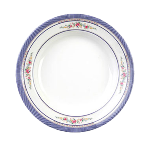 Thunder Group 1106AR 3 oz Round Melamine Soup Plate, Rose - 1, (dozen)-cityfoodequipment.com