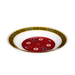 Thunder Group 1106TR 6" Round Longevity Soup Plate - Melamine, Red/White - 1, (dozen)-cityfoodequipment.com