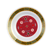 Thunder Group 1107TR 7" Round Longevity Soup Plate - Melamine, Red/White - 1, (dozen)-cityfoodequipment.com