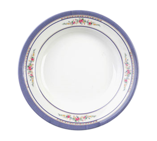 Thunder Group 1108AR 7 oz Round Melamine Soup Plate, Rose - 1, (dozen)-cityfoodequipment.com