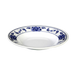 Thunder Group 1108TB 7 7/8" Round Lotus Soup Plate - Melamine, White/Blue - 1, (dozen)-cityfoodequipment.com
