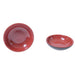 Thunder Group 1101JBR 1 oz Melamine Sauce Dish, Red/Black - 5, (dozen)-cityfoodequipment.com