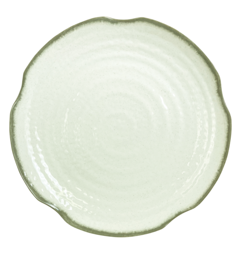 Thunder Group 1812VT 12" Round Melamine Plate, Victoria - 0.5, (dozen)-cityfoodequipment.com
