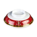 Thunder Group 3201CTR 5 1/4" Round Longevity Lid for Noodle Bowl - Melamine, Red/White - 1, (dozen)-cityfoodequipment.com