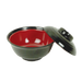 Thunder Group 3221JBR 8 oz Round Melamine Soup/Vegetable Bowl, Red/Black - 1, (dozen)-cityfoodequipment.com