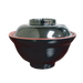 Thunder Group 3223JBR 16 oz Round Melamine Soup/Rice Bowl, Red/Black - 1, (dozen)-cityfoodequipment.com