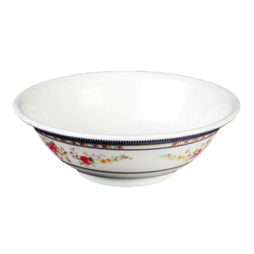 Thunder Group 5075AR 52 oz Round Melamine Bowl, Rose - 1, (dozen)-cityfoodequipment.com