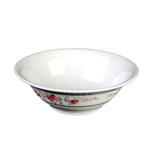 Thunder Group 5106AR 15 oz Round Melamine Bowl, Rose - 1, (dozen)-cityfoodequipment.com
