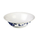 Thunder Group 5106TB 15 oz Round Melamine Bowl, White/Blue - 1, (dozen)-cityfoodequipment.com