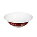 Thunder Group 5108TR 34 oz Round Melamine Bowl, Red/White - 1, (dozen)-cityfoodequipment.com