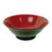 Thunder Group 5185JBR 42 oz Round Melamine Soba Noodle Bowl, Red/Black - 1, (dozen)-cityfoodequipment.com