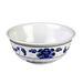 Thunder Group 5306TB 21 oz Round Melamine Bowl, White/Blue - 1, (dozen)-cityfoodequipment.com