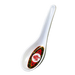 Thunder Group 7002TR 1/2 oz Melamine Soup Spoon, Red/White - 5, (dozen)-cityfoodequipment.com
