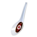 Thunder Group 7004TR 3/4 oz Melamine Soup Spoon, Red/White - 5, (dozen)-cityfoodequipment.com
