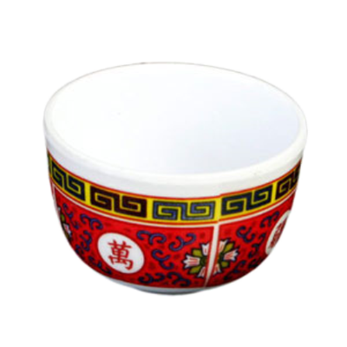 Thunder Group 9156TR 1 1/2 oz Melamine Cup, Red/White - 5, (dozen)-cityfoodequipment.com