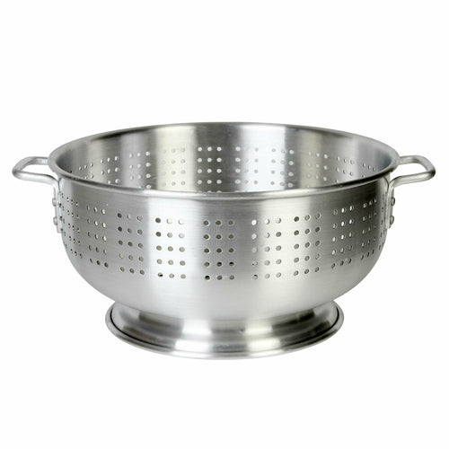 Thunder Group ALHDCO003 16 qt Colander w/ 16 1/2" Bowl Diameter, Aluminum - 4, (each)-cityfoodequipment.com