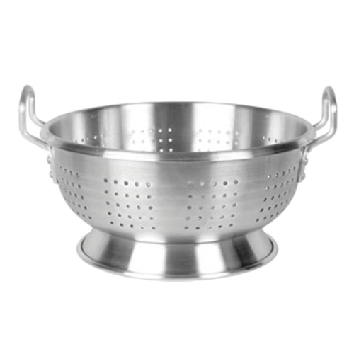 Thunder Group ALHDCO102 16 qt Colander w/ Handles, Aluminum - 4, (each)-cityfoodequipment.com